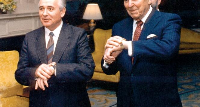 Michaił Gorbaczow i Ronald Reagan