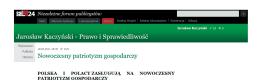 Blog Jarosława Kaczyńskiego został uruchomiony w lutym ubiegłego roku na platformie Salon24.pl.