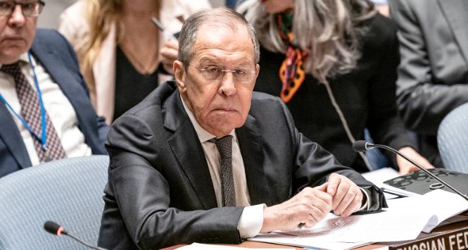 Siergiej Ławrow na posiedzeniu Rady Bezpieczeństwa ONZ, 24 kwietnia 2023 r.