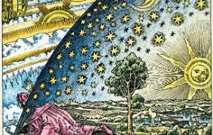 Rycina nieznanego autora, opublikowana przez Camille’a Flammariona