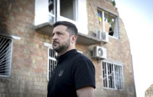 Prezydent Ukrainy Wołodymyr Zełenski