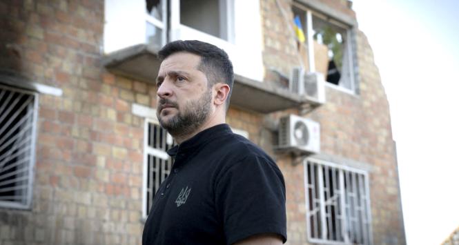 Prezydent Ukrainy Wołodymyr Zełenski