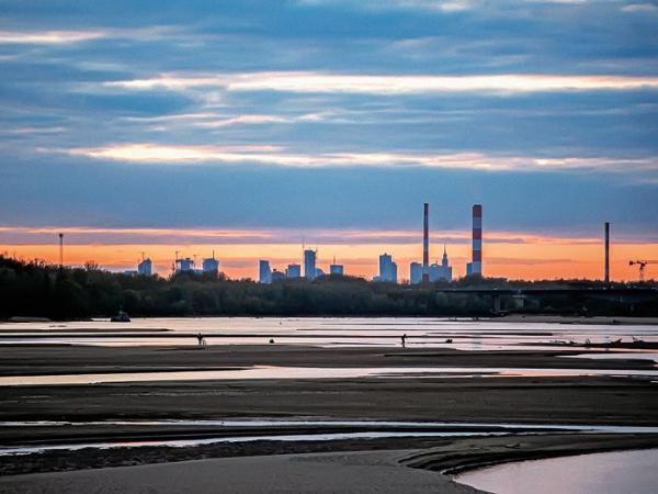 „Wyschnięta Wisła”, fot. Tomasz Kaczor.