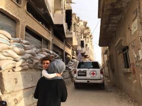 W kwietniu 2016 r. do miasta pomoc dotarła po raz pierwszy od kilku lat.