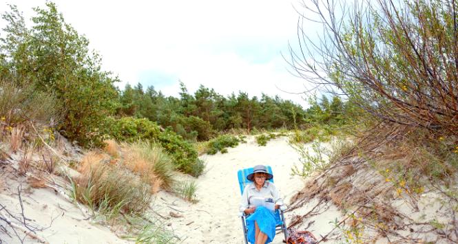 Piaski przy granicy z Rosją