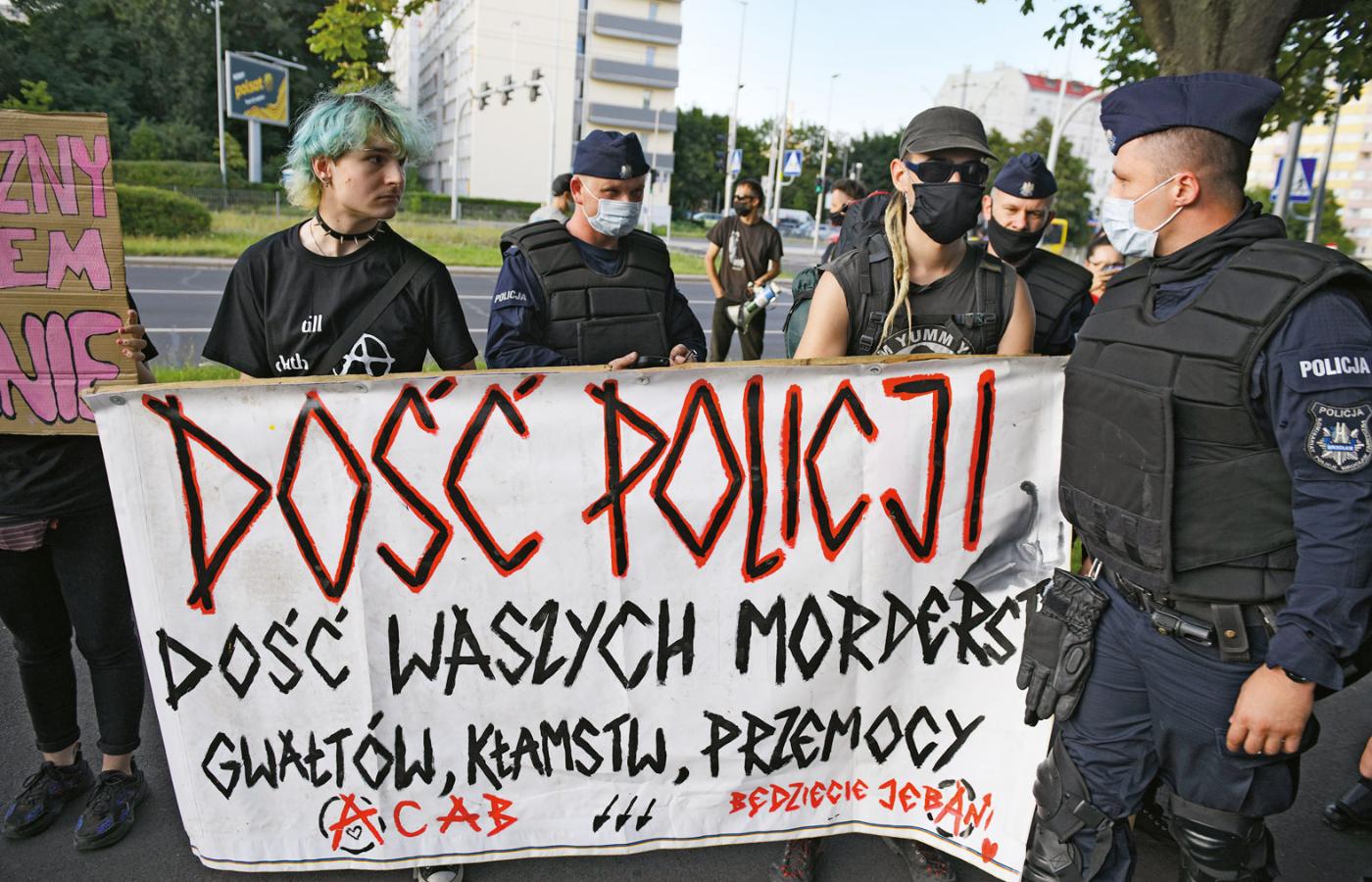 Lublin, protesty po zabójstwie Bartosza Sokołowskiego.