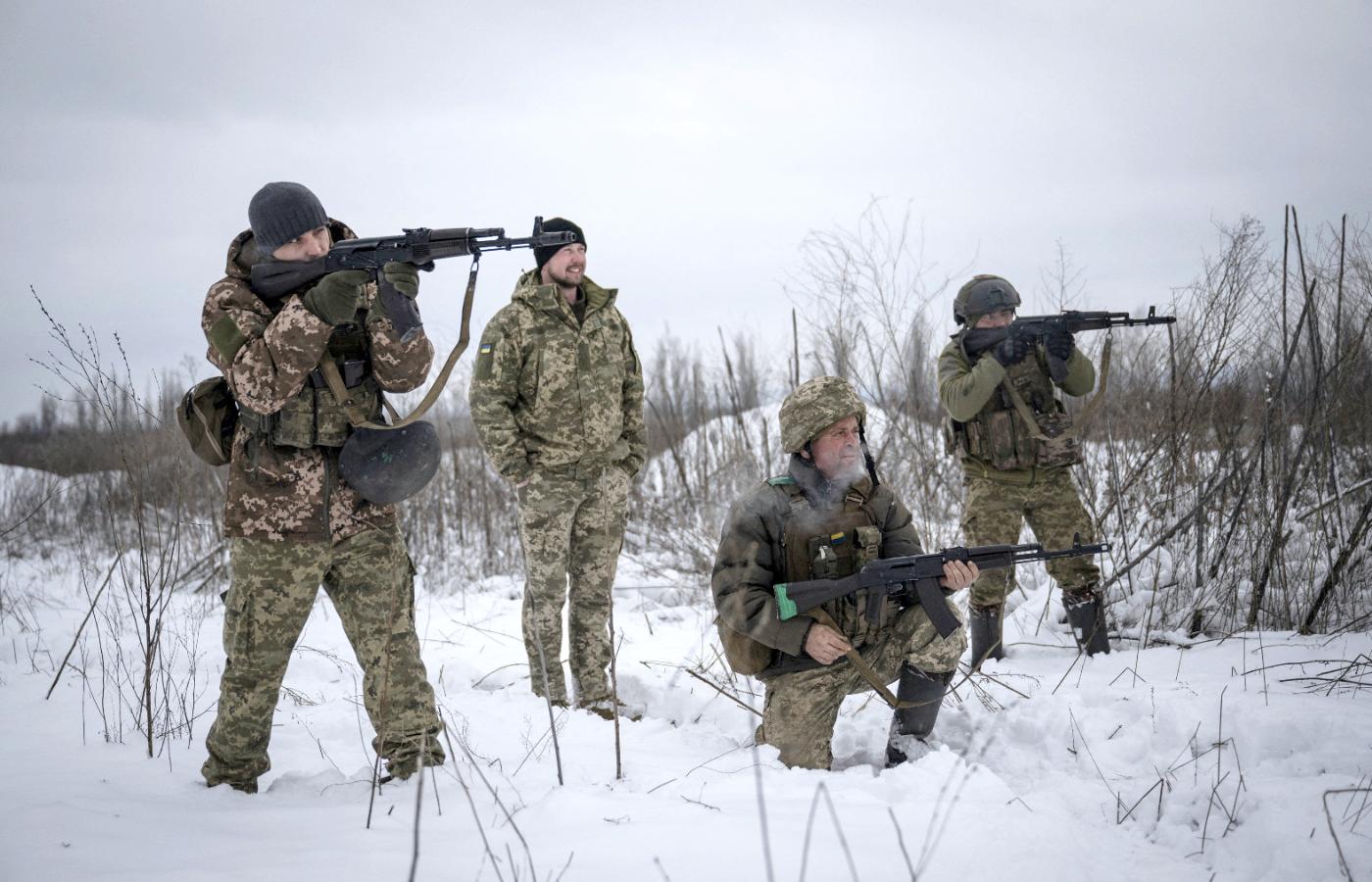 Ukraińskie wojska w rejonie Kupiańska, 21 listopada 2023 r.