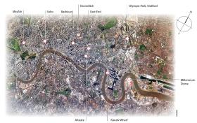 Jeśli spojrzeć na mapę Londynu z dzisiejszej perspektywy, widać wyraźnie, że najmniej intensywnie żyje dzisiaj jego zachodnia połowa. Tam, mówią mieszkańcy, wszystko już zbudowano.