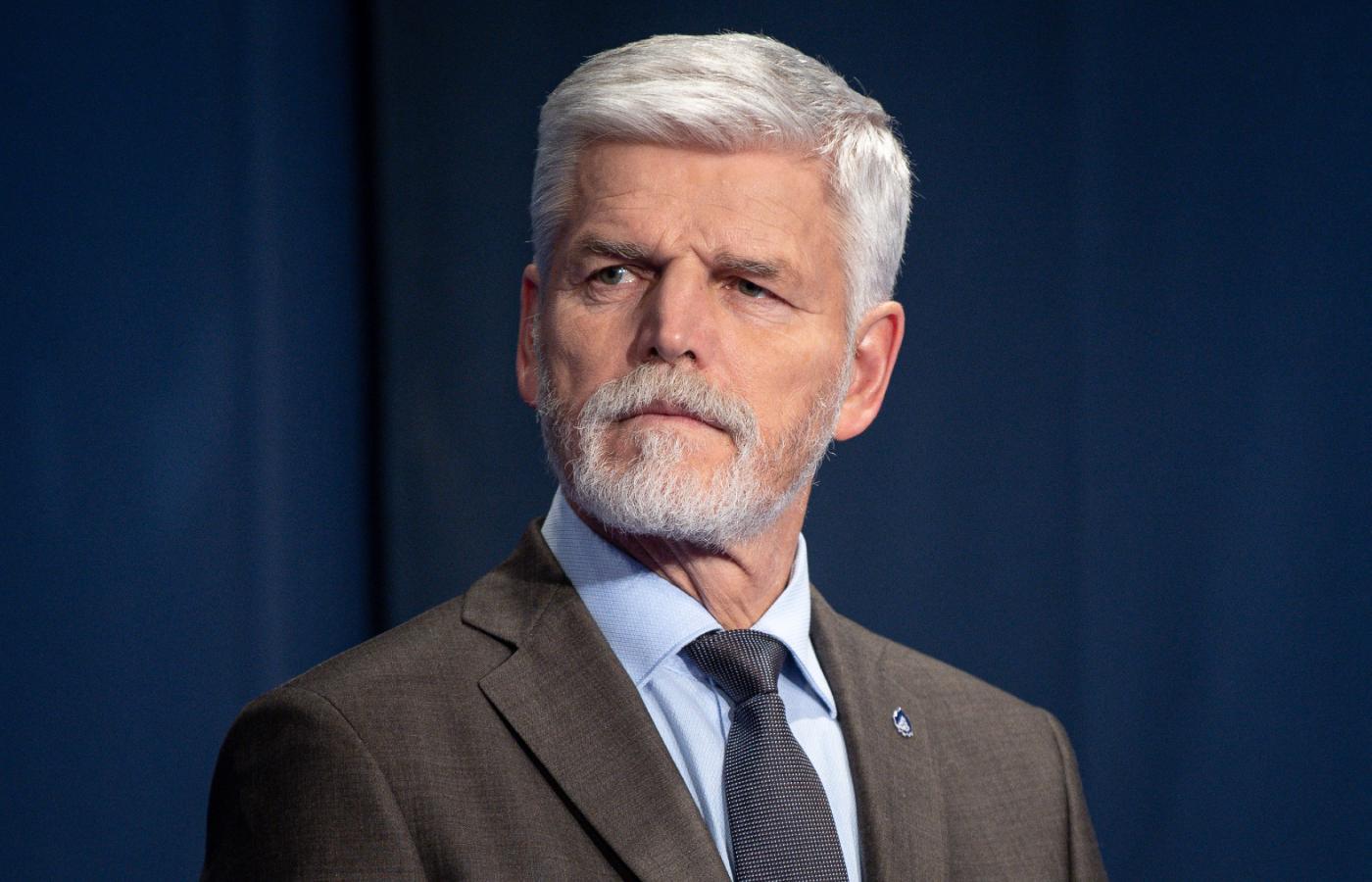 Kandydat na prezydenta Republiki Czeskiej Petr Pavel na dzień przed wyborami, 13 stycznia 2023 r.
