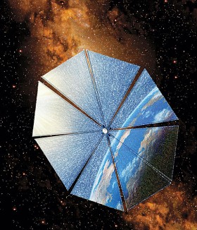 Żagiel słoneczny, by mógł napędzać ładunek około 100 kg, musi mieć kilkaset metrów kwadratowych.