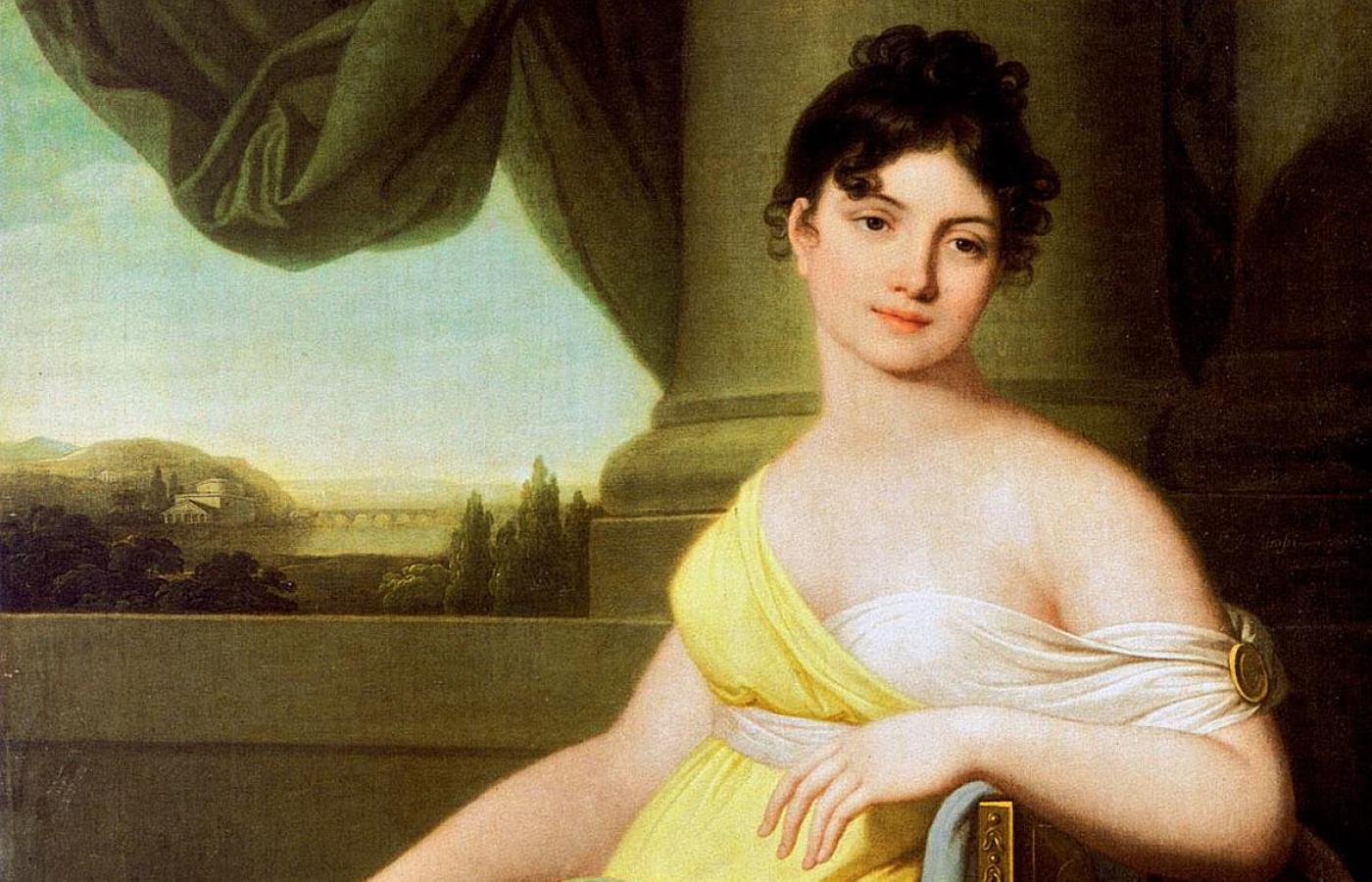 Maria Naryszkin z domu Czetwertyńska (1779–1854) sportretowana przez Józefa Grassiego, 1807 r.