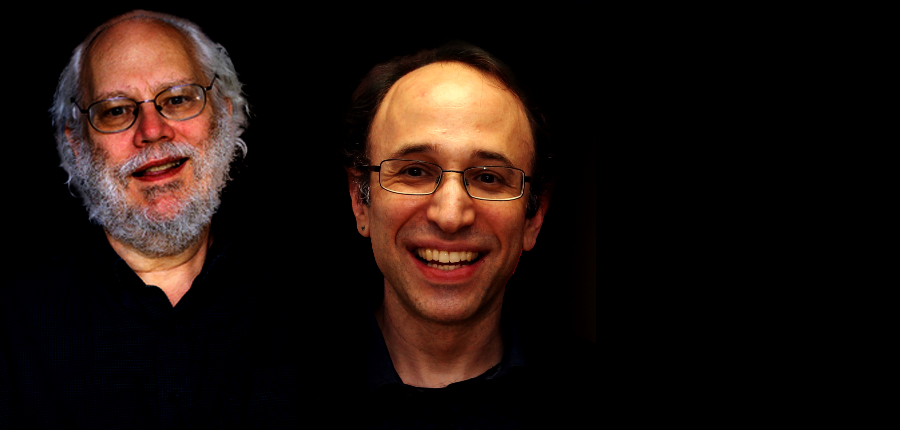 Physics Prize i Maths Prize (od lewej: Peter Shor i Daniel Spielman)