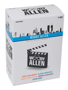 Woody Allen. Antologia Część II. DVD.  Tego reżysera reklamować nie trzeba – a w tym zestawie wśród pięciu filmów jest m.in. „Życie i cała reszta” oraz „Słodki drań” z Seanem Pennem i Ummą Thurman.  Cena: 99 zł.