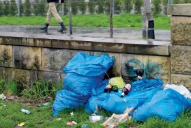 1. Worki ze śmieciami