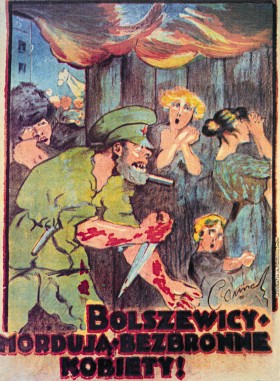 Polski plakat propagandowy z 1920 roku