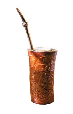 Guampa, czyli wąski obity skórą kubek