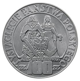 Moneta „Tysiąclecie państwa polskiego” z 1966 r.