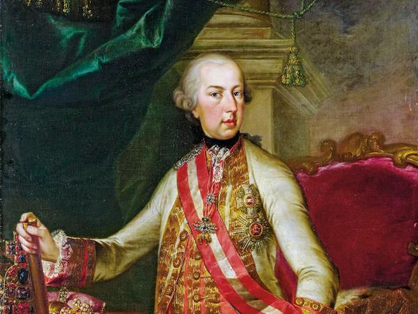 Cesarz Józef II na portrecie Johanna Nikolausa Grootha, XVIII w.