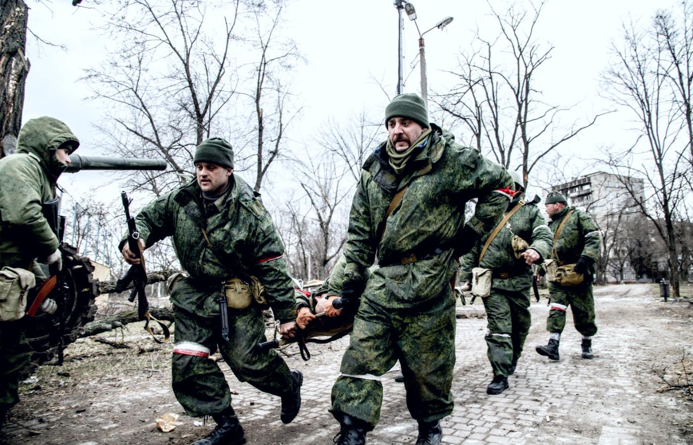 Siły Donieckiej Republiki Ludowej próbujące zdobyć Mariupol