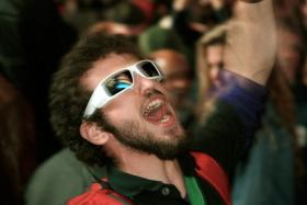 „To nie jest protest, my świętujemy przebudzenie świadomości, współczucia i zrozumienia wspólnoty zasobów naszej planety i cierpień siedmiu miliardów ludzi”