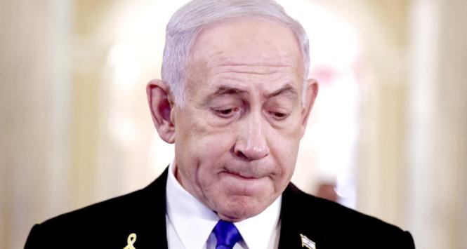 Premier Izraela Beniamin Netanjahu w USA, 8 lipca 2025 r.