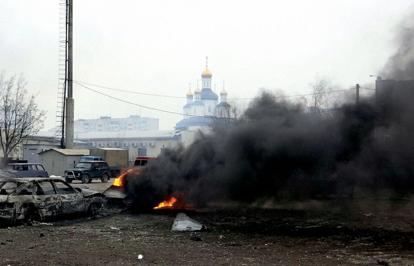 Zniszczenia w ukraińskim Mariupolu.
