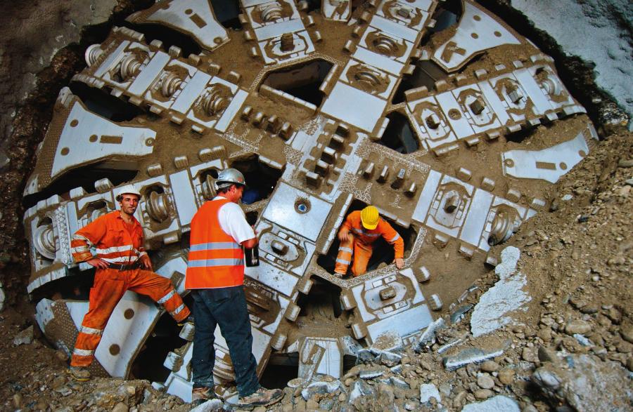 Tarcza drążąca (Turyn, Włochy).