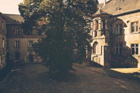 Dziedziniec zamku w Namysłowie