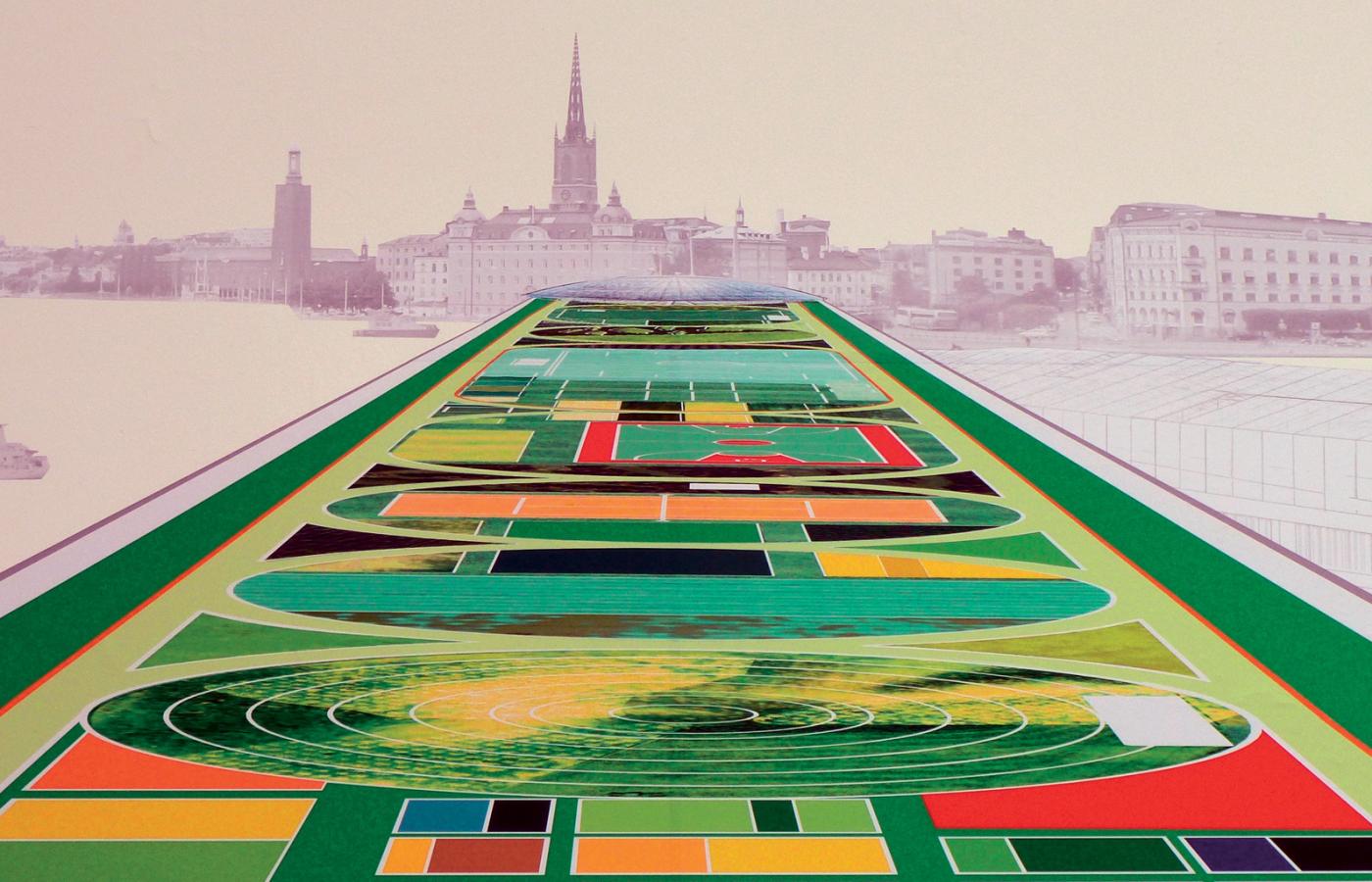 Jean Nouvel, projekt dla Sztokholmu – mosty dwupoziomowe. Na niższym ruch uliczny, wyżej – sklepy, knajpki, a nawet parki i boiska.