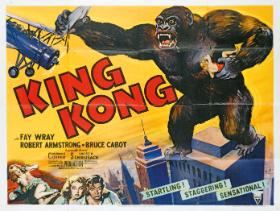 Plakat filmu „King Kong” z 1933 r.