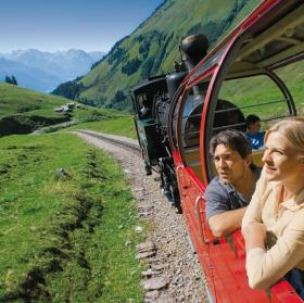 Brienzer Rothorn-Lungern Schonbuhl w Berneńskim Oberlandzie.
