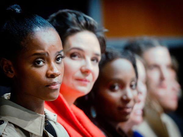 Twórczynie „The Silent Twins”: Agnieszka Smoczyńska, Letitia Wright i Tamara Lawrance