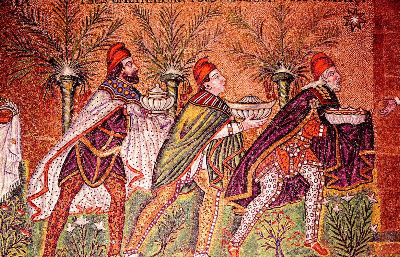 Bizantyjska mozaika „Hołd trzech króli”, ok. 1400–1450 r.