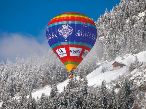 Międzynarodowy Festiwal Balonów w Château-d’Oex.