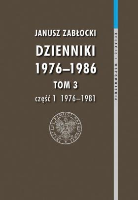 Janusz Zabłocki, Dzienniki, Instytut Pamięci Narodowej, Warszawa