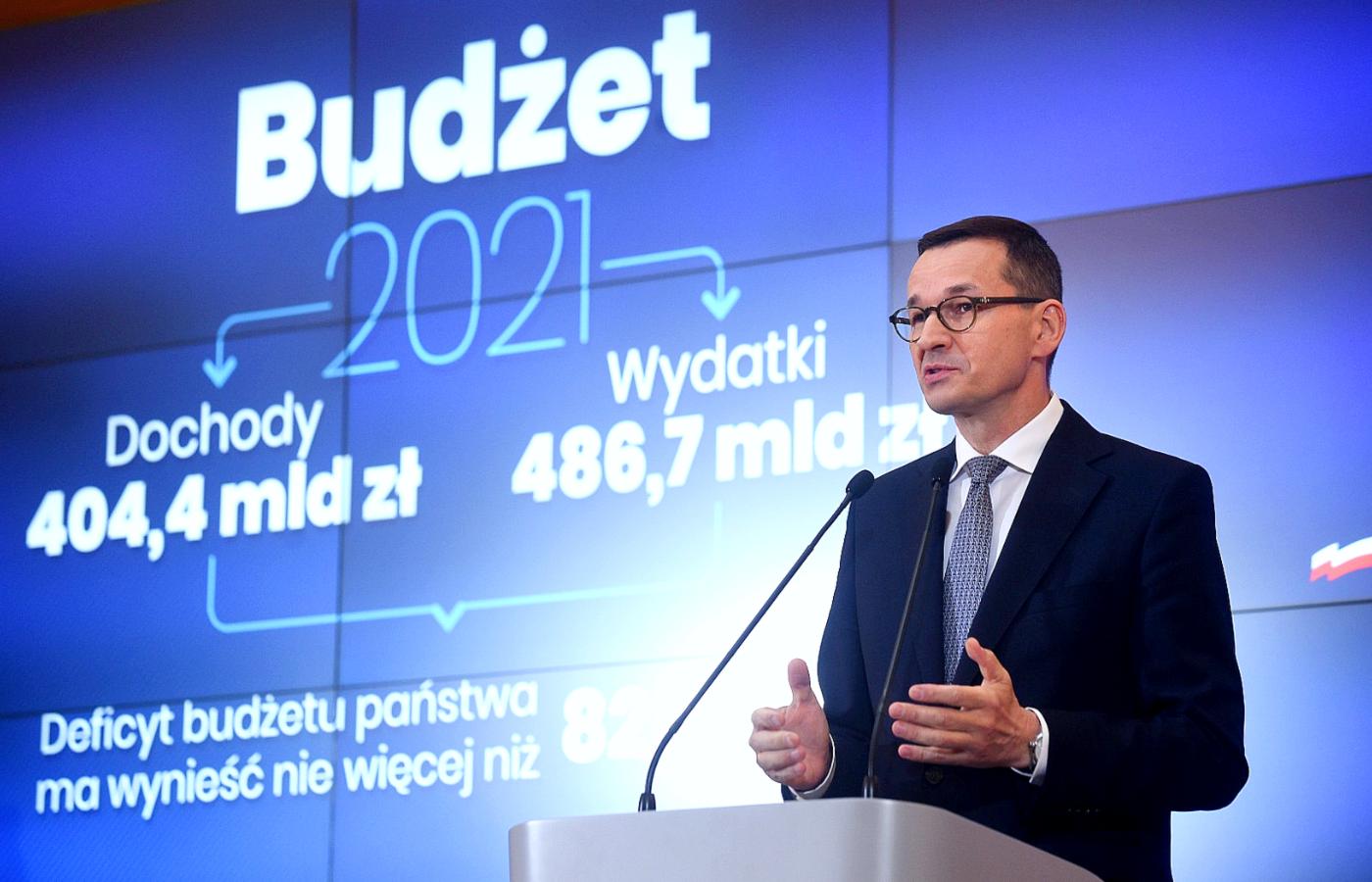 Projekt budżetu na 2021 r. premier Mateusz Morawiecki prezentował pod koniec września.