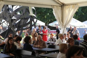 Tym wszystkim, którzy jako widzowie uczestniczyli w elbląskich Ogrodach POLITYKI - dziękujemy i zapraszamy po więcej za rok!