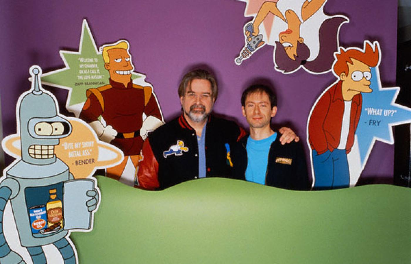 Matt Groening i David X. Cohen, twórcy 