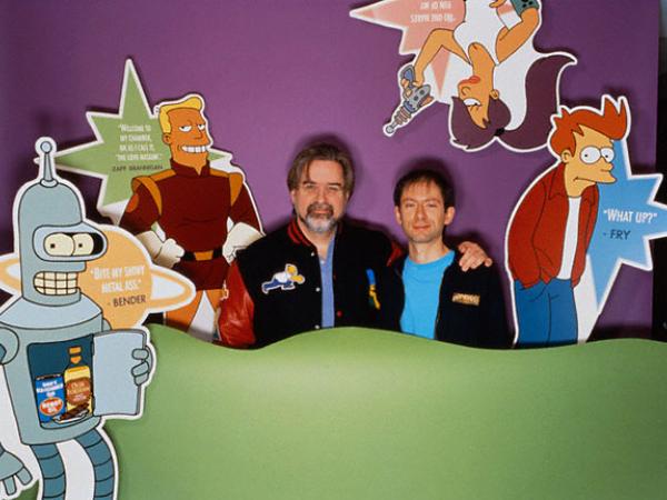 Matt Groening i David X. Cohen, twórcy 