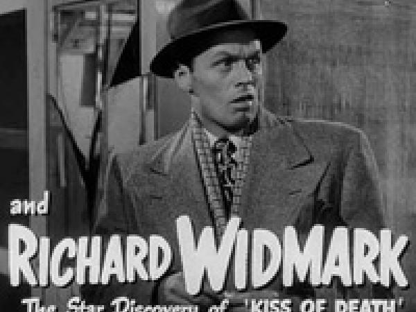 Richard Widmark. Kadr z 