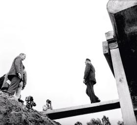 Gen. Wojciech Jaruzelski z gospodarską wizytą w Bieszczadach w 1982 r.