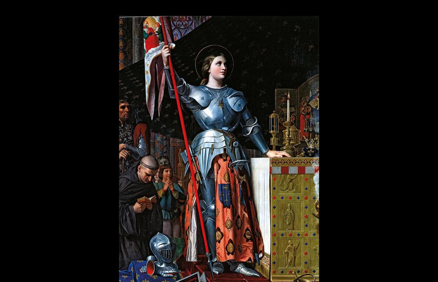 Joanna D’Arc na koronacji Karola VII – Jean Auguste Dominique Ingres, 1854 r.