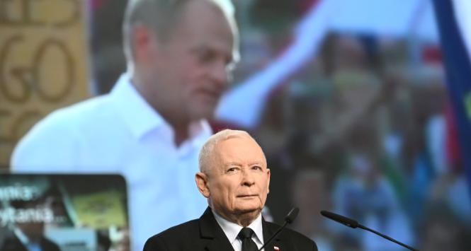 Konferencja prezesa PiS Jarosława Kaczyńskiego. 9 kwietnia 2025 r.