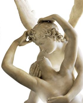 Amor i Psyche. Rzeźba Antonio Canovy z 1787 r.