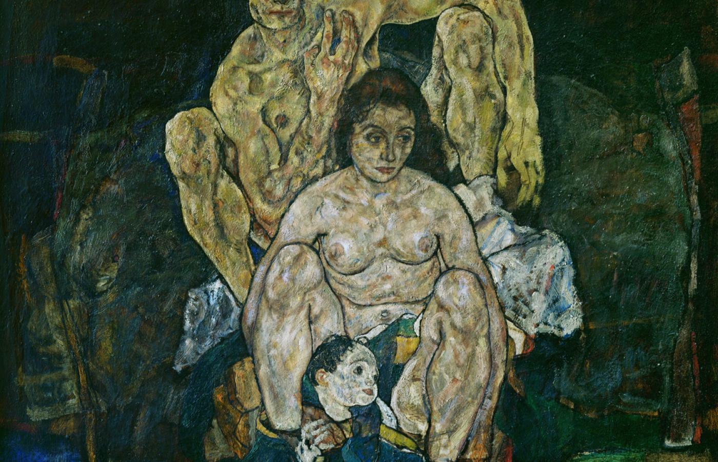 Egon Schiele, „Rodzina”, 1918 r.