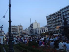 Zamieszki w Patras, trzecim co do wielkości mieście Grecji.
