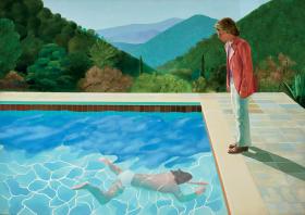„Portrait of an Artist (Pool with Two Figures)” – Portret artysty (Basen z dwiema postaciami), 1972 r.