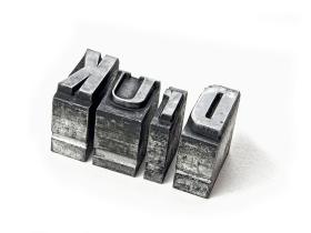 Czcionki ołowiane z drukarni, XX w.