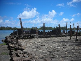 Marae, dawne miejsce kultu i tradycyjnych obrzędów.