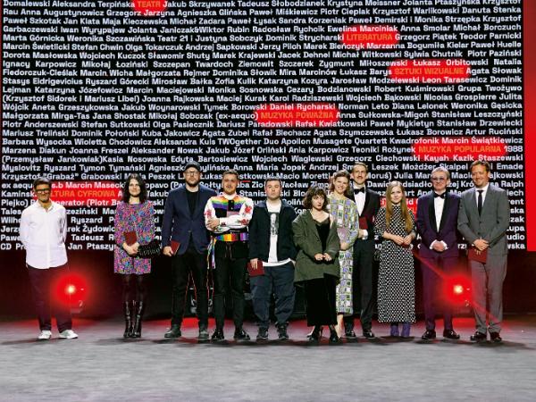 Laureaci tegorocznych Paszportów POLITYKI i nowi Kreatorzy Kultury.